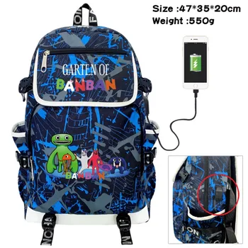 Igra периферийный ruksak Banban Garden Anime Velika prostrana otklopni torba za računalo мультяшный USB-ruksak za punjenje
