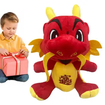 Kineski zmaj Pliš igračku Zmaj od samta lutka Slatka i udoban dizajn zmaja dar za djecu Djevojčica i dječak na rođendane i posebne
