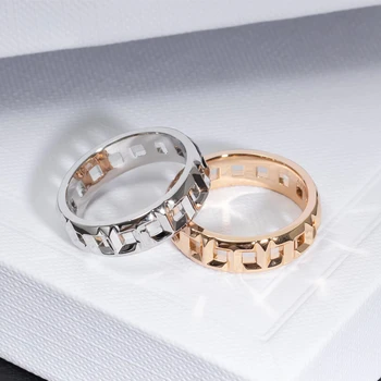 Klasični, hit prodaje, prsten u kavez od 925 sterling srebra, ženski modni brand, jednostavan nakit za temperamenta