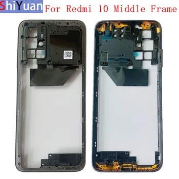 Kućište telefona je Prosječna okvir Središnji poklopac šasije za Xiaomi Redmi 10 rezervni dijelovi za popravak srednje okvir