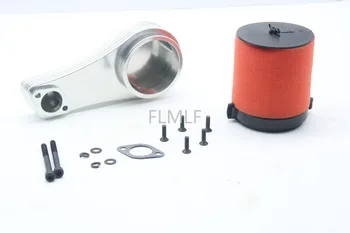 Metalna priključna ploča filtra za zrak i komplet filtera zraka pogodna za 1/5 Losi 5ive-t Rovan LT King Motor X2