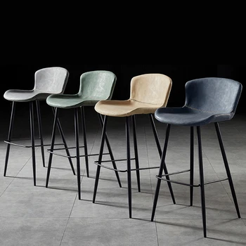 Moderni i luksuzni barske stolice, visoko profesionalni frizeri industrijski crnci barske stolice, skandinavski manikura, namještaj za bar Cadeira XY50BC
