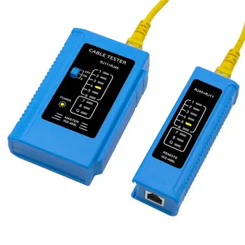 Mrežni kabel tester za kućni ured Otkrivanje problema s ožičenjem Višefunkcijski priključak RJ45 na RJ11 Ethernet Lan Alat za popravak široku primjenu