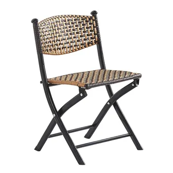 Naglasak Skup vrtne ležaljke Namještaj od ratana Blagovaona sklopive stolice za dnevni boravak kuhinja Dizajn Namještaja za balkona Sandalye