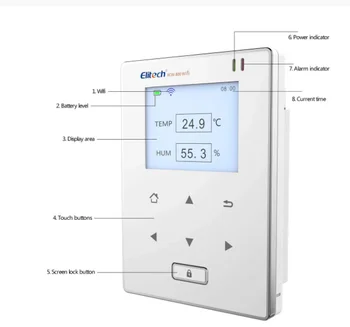 Najnoviji bežični daljinski monitor Elitech RCW-800WiFi za registraciju podataka o temperaturi i vlažnosti zraka - podržani su i 2,4 i 5 Ghz