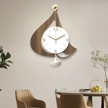 Ne kucanje digitalni zidni satovi, Besplatna dostava, veliki zidni sat u moderni dnevni boravak, drveni privjesak office dekoracija Reloj De Pared