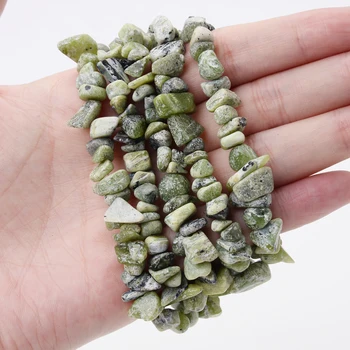 Nepravilna zrna od prirodnog kamena vijetnamski žad za izradu nakita, narukvica-čuvar, ogrlice, naušnice, pribor za 15 