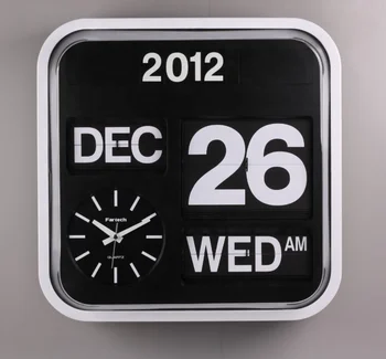 Nove akvizicije, atraktivan, moderan kvadratnom plastični višenamjenski automatski kalendar, stolni i zidni satovi