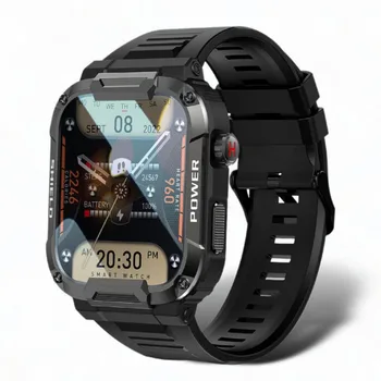 Nove ulične pametni sat MK66 s punim osjetljivim na dodir, Android, sat za fitness s kisikom, измеряющим krvni tlak, 5 atm, vodootporni pametni sat, gospodo vojne