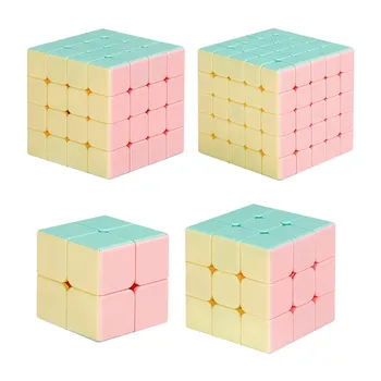 Novi color Magic cube Shengshou legenda Macaron Čarobna kocka bez naljepnica 5x5x5/ 4x4x4/3x3x3/2x2x2 Za stvaranje kocke U klasi Macaron Speed Cube