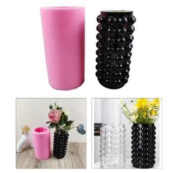 Obrazac za vaze s пузырьковым cilindar, držač za olovke, silikonska forma, posuda za cvijeće, u obliku smole 264E