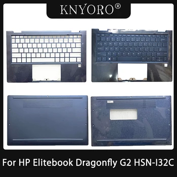 Originalni poklopac s pozadinskim osvjetljenjem tipkovnice SAD za HP Elitebook Dragonfly G2 HSN-I32C Torbica za laptop Naglasak za ruke Donje Kućište Gornji L74117-251