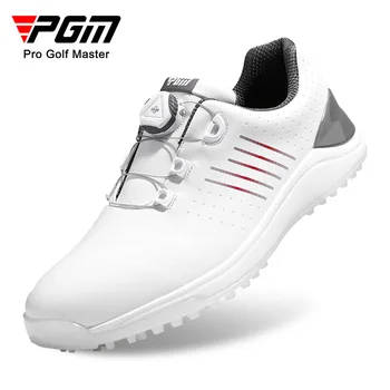 PGM Muške cipele za golf za odmor, vodootporan vezice s anti-ručka, udobna muška sportska obuća od mikrovlakana, tenisice XZ260