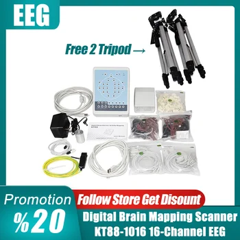 Potpuno novi 16-kanalni EEG aparat CONTEC KT88-1016, prijenosni digitalni skener za mapiranje mozga