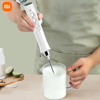 Prijenosna punjiva električni mliječne пенообразователь Xiaomi 3-u-1 priručnik пенообразователь, high-speed мешалка za piće, olovke za mućenje kava