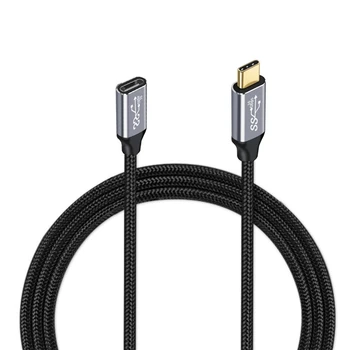 Produžni kabel Type C 3.1 Gen 2, produžni kabel 100 W, kabel za punjenje Type-C, linija za prijenos podataka