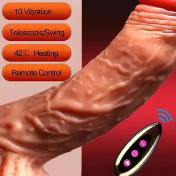 Seksi Igračke Dildo Vibrator za Žene sexshop Veliki Dildo Ženski Vibrator S Daljinskim upravljačem Masturbiraju Za Penis Grijaće Seks-Igračke