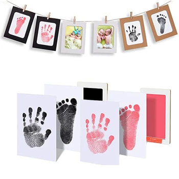 Set za novorođenče otiska ruke u svojim rukama tinte jastučići okvir za slike otisak ruke Suvenir za djecu i otisak šape mačka i pas