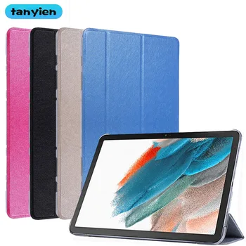 Torbica za tablet Samsung Galaxy Tab A8 10,5 2021 SM-X200 SM-X205 X200 X205 Trifold Od Umjetne Kože, s gornjim poklopcem-stand