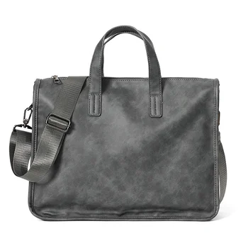Trendi muški poslovni portfelj 2023, kvalitetne torbe preko ramena od umjetne kože za pohranu, luksuzni dizajn trend torbe za laptop, gospodo