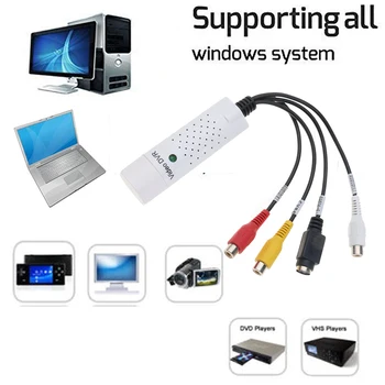 USB 2.0 za RCA Kabel Adapter je Pretvarač Audio-Video Kartica za Hvatanje Adapter PC Kabel DVR Kartica Za Win7 TV, DVD i VHS Uređaj za Hvatanje 630