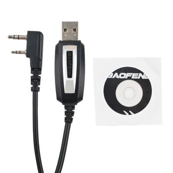 USB Kabel za programiranje voki toki Baofeng s CD-pokretač za dvosmjerne radio komunikacije Model UV-5R Serija BF-888S BF-888H serije UV-82