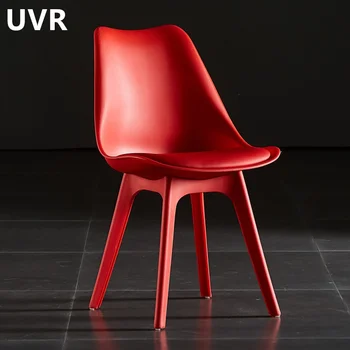 UVR Blagovaona stolice kvalitetan moderan jednostavna plastična stolica za kuće za odmor u Boji stolica sa naslonom Udoban restoran stolice