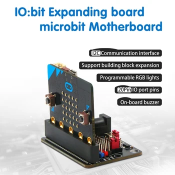 Za Micro: Naknada za proširenje Bit Do ploča poboljšanje io izvor napajanja 5 U Trosak adapter Microbit S ugrađenim pasivni zvučni