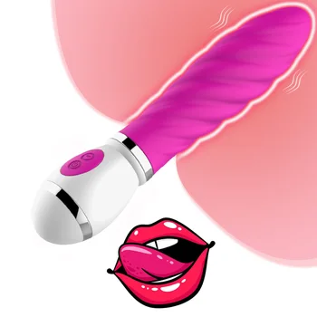 Čarobni štapić Seks-igračke za žene dildo Vibrator stimulans G-točke klitoris je ženski masturbator Rotacija za 360 stupnjeva 12 brzine