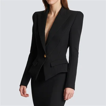 Ženska jakna, trend proljeća 2023, korejski moda, приталенный полушерстяной žensko odijelo, kaput, kvalitetne top dugi rukav, besplatna dostava