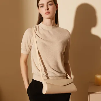 Ženska torba preko ramena YFZ od kvalitetne meke kože, luksuzni novčanik, ženske torbe jednostavnog i elegantnog dizajna